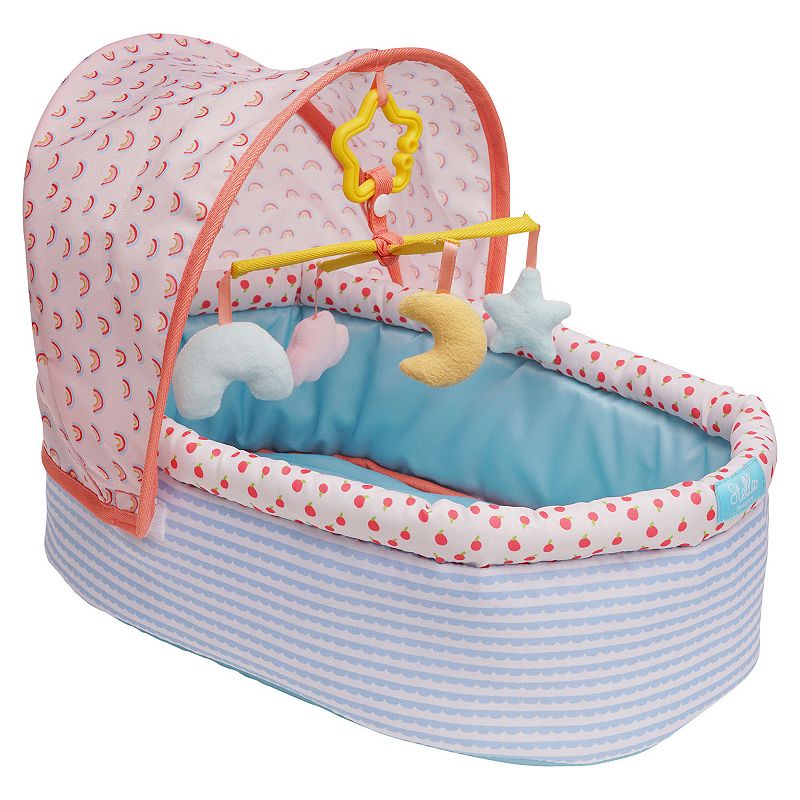 Manhattan Toy Stella Collection Soft Baby Doll Crib and Mobile for 12 to 15 Baby Dolls