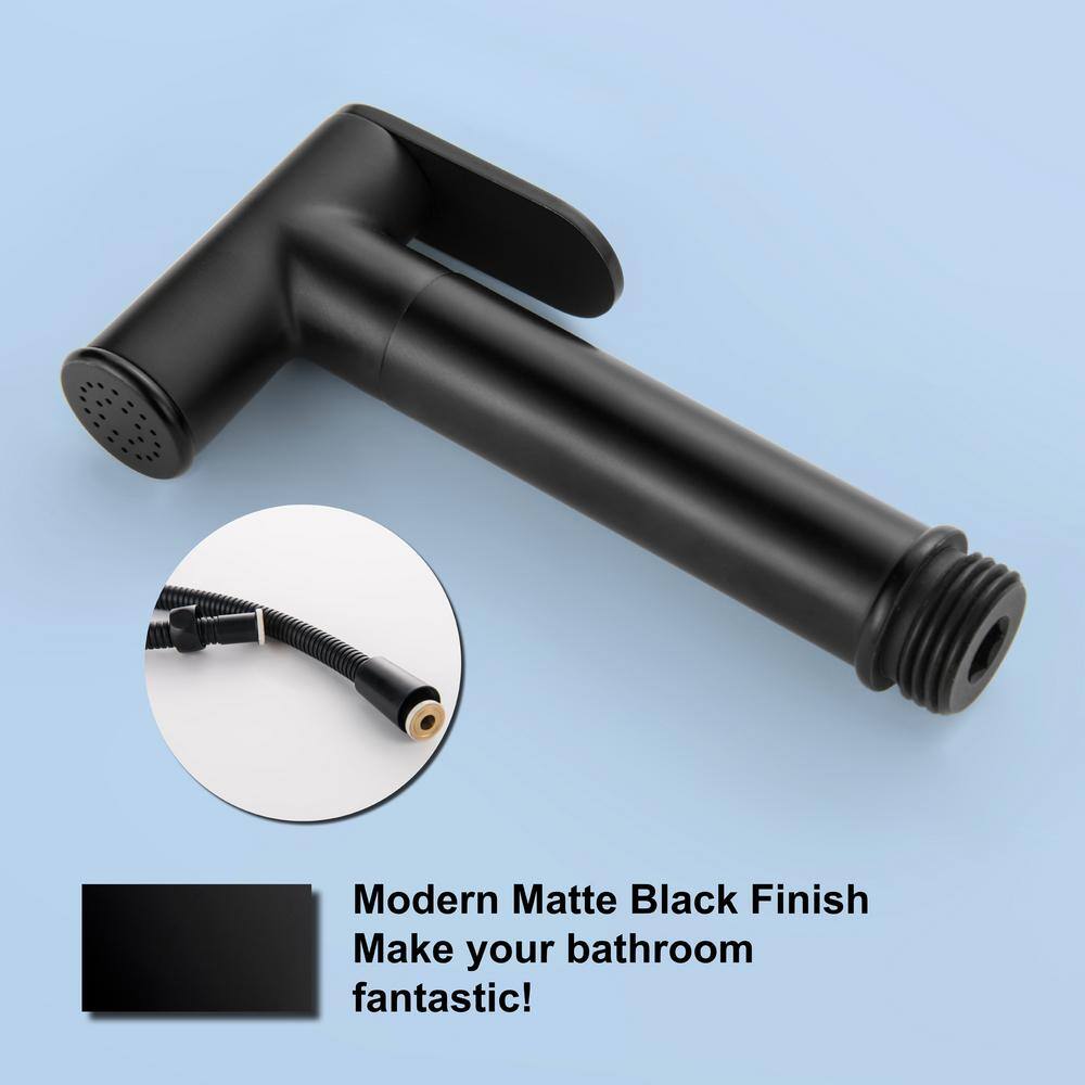 Nestfair Non- Electric Bidet Attachment in. Matte Black SMD6027B