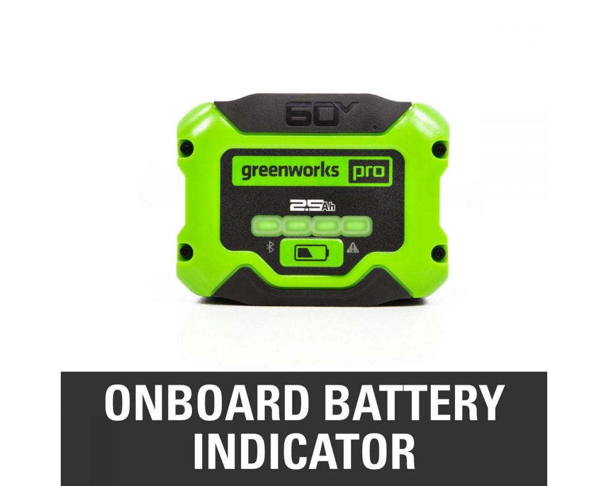 60V 2.5 Ah Bluetooth Battery | Greenworks Tools