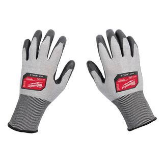 MW X-Large High Dexterity Cut 3 Resistant Polyurethane Dipped Work Gloves 48-73-8733