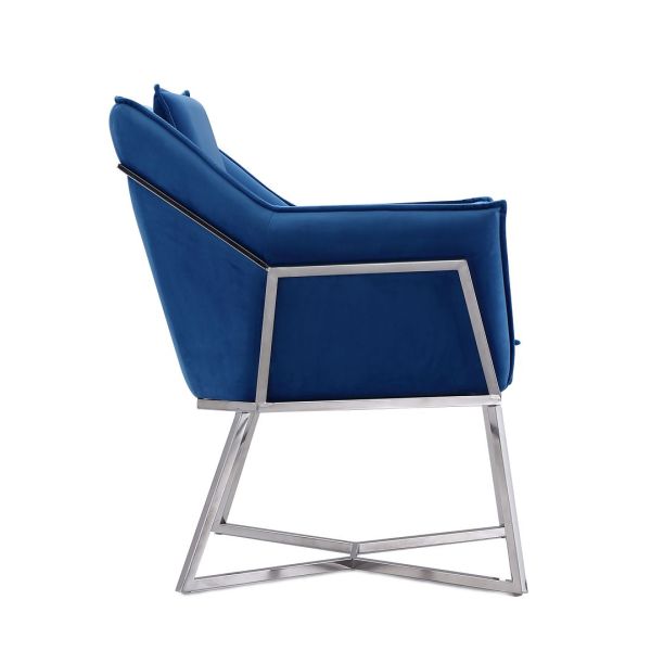 Origami Accent Chair in Blue