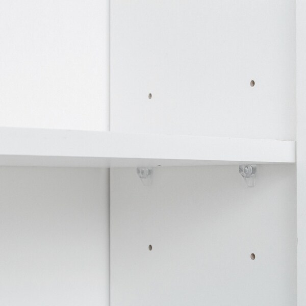 Wood Open Wardrobe with 1 Drawers， Large Storage Space - - 37938188