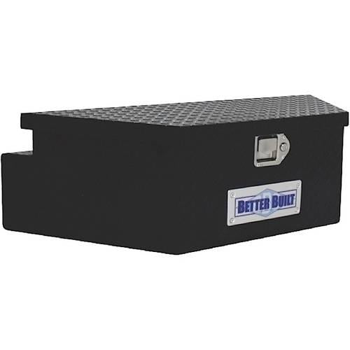 BETTER BUILT 66212321 UTILITY TRAILER TONGUE TOOL BOX, BLACK, WIDE, V SHAPED 39INX16.5INX12IN