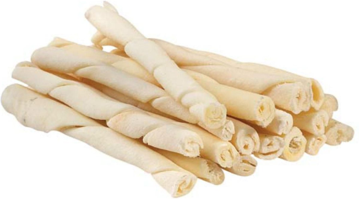 HOTSPOT PETS 5-inch All Natural Rawhide Twists Chews Dog Treats