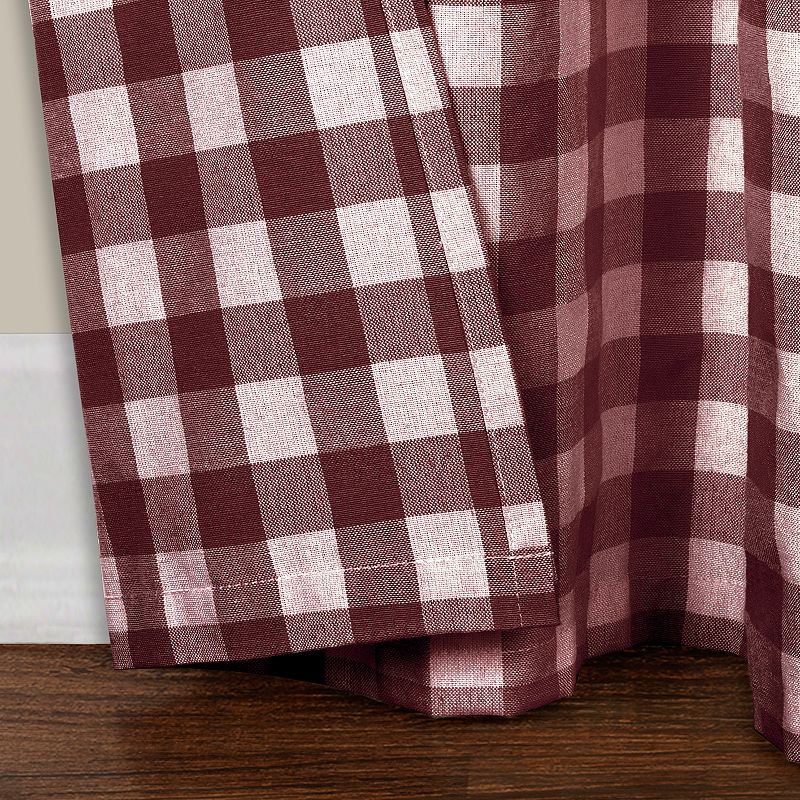 Buffalo Check 1-Panel Window Curtain