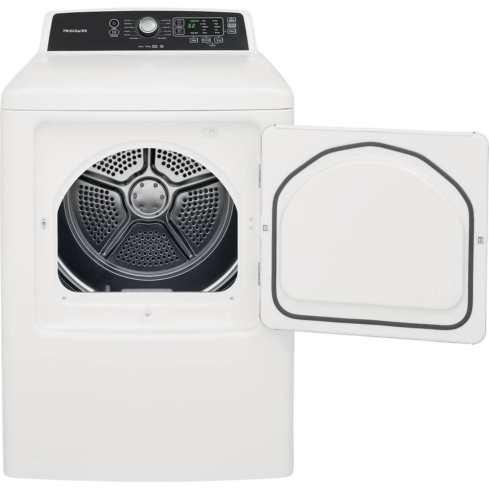 Frigidaire 6.7 cu. ft. White Free Standing Electric Dryer FFRE4120SW