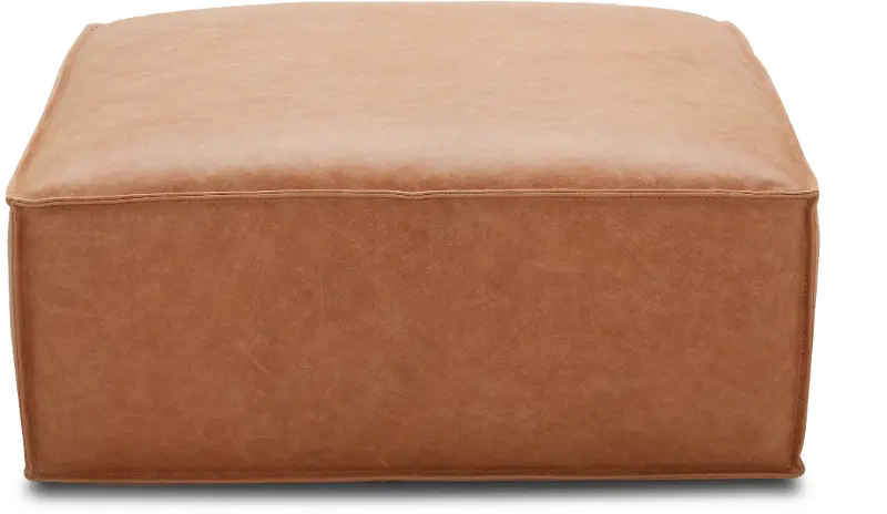 Effie Light Brown Ottoman