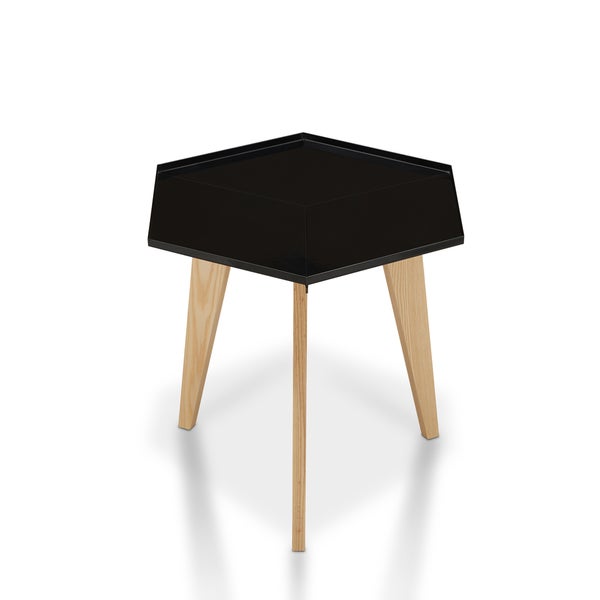 Furniture of America Keln Contemporary 19-inch Geometric Side Table