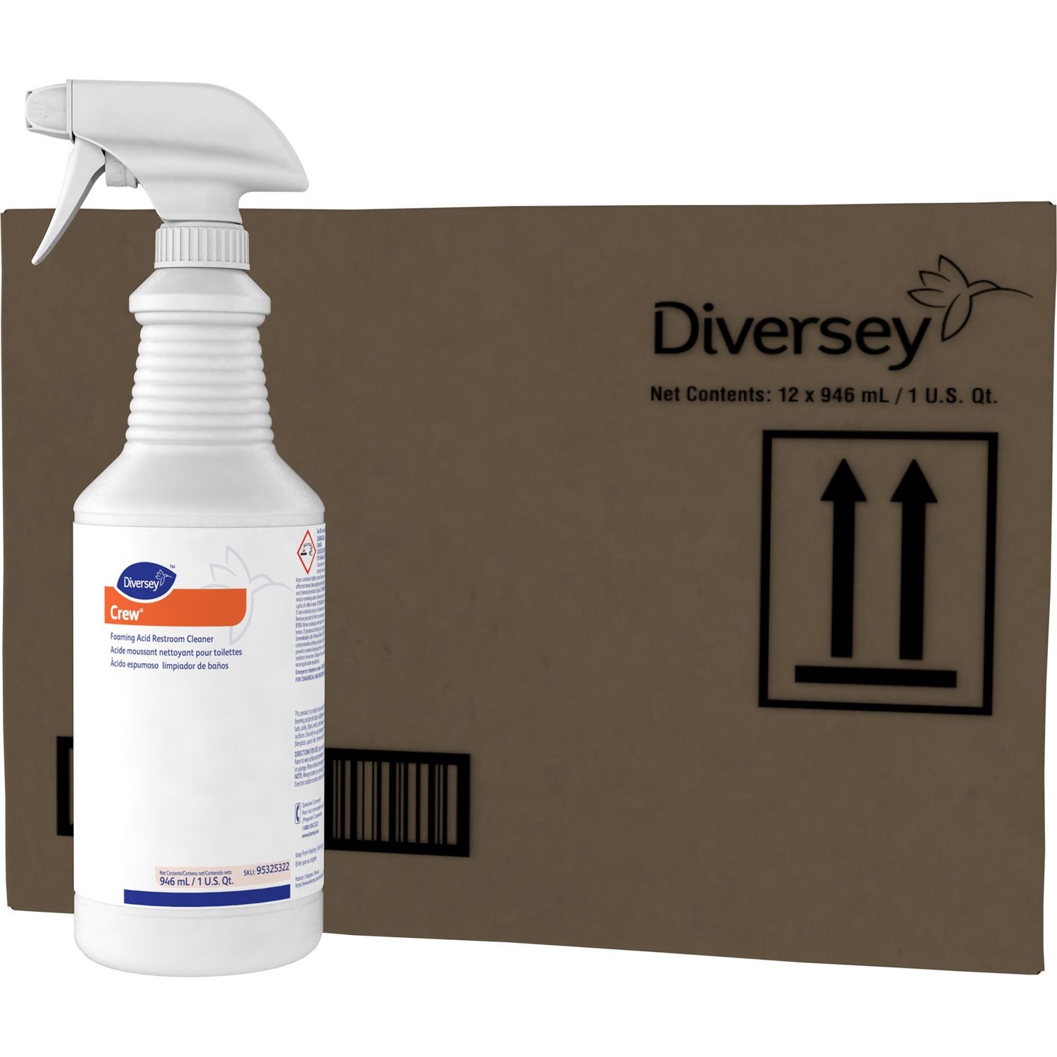 Foaming Acid Restroom Cleaner by Diversey， Inc DVO95325322CT