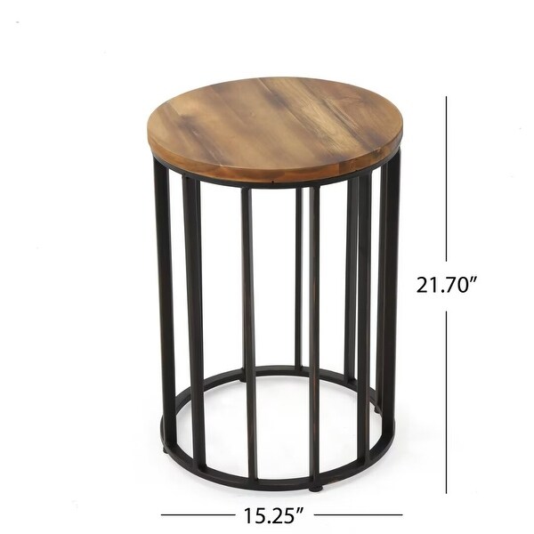 Modern Outdoor side table，for poolside，patio rocking chair