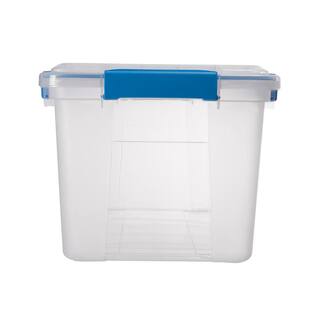 Ezy Storage 18L19Qt Waterproof Clear Latch Tote IP-67 FBA34060