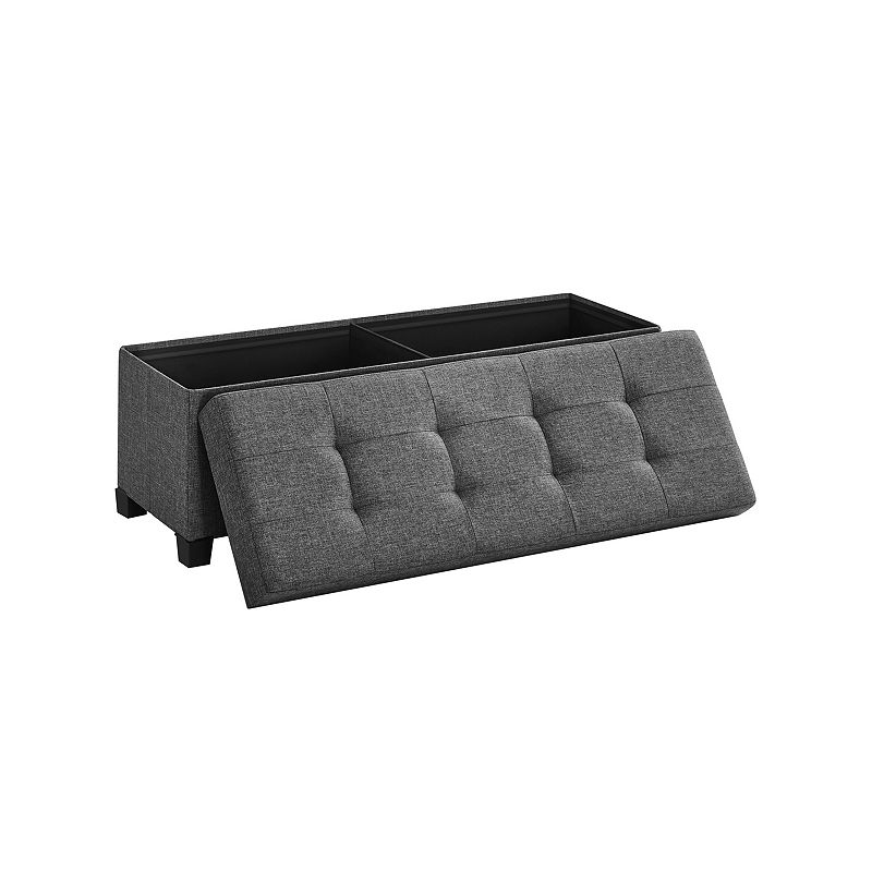 Storage Ottoman Bench， Bedroom Bench With Storage， Foot Stool With Feet