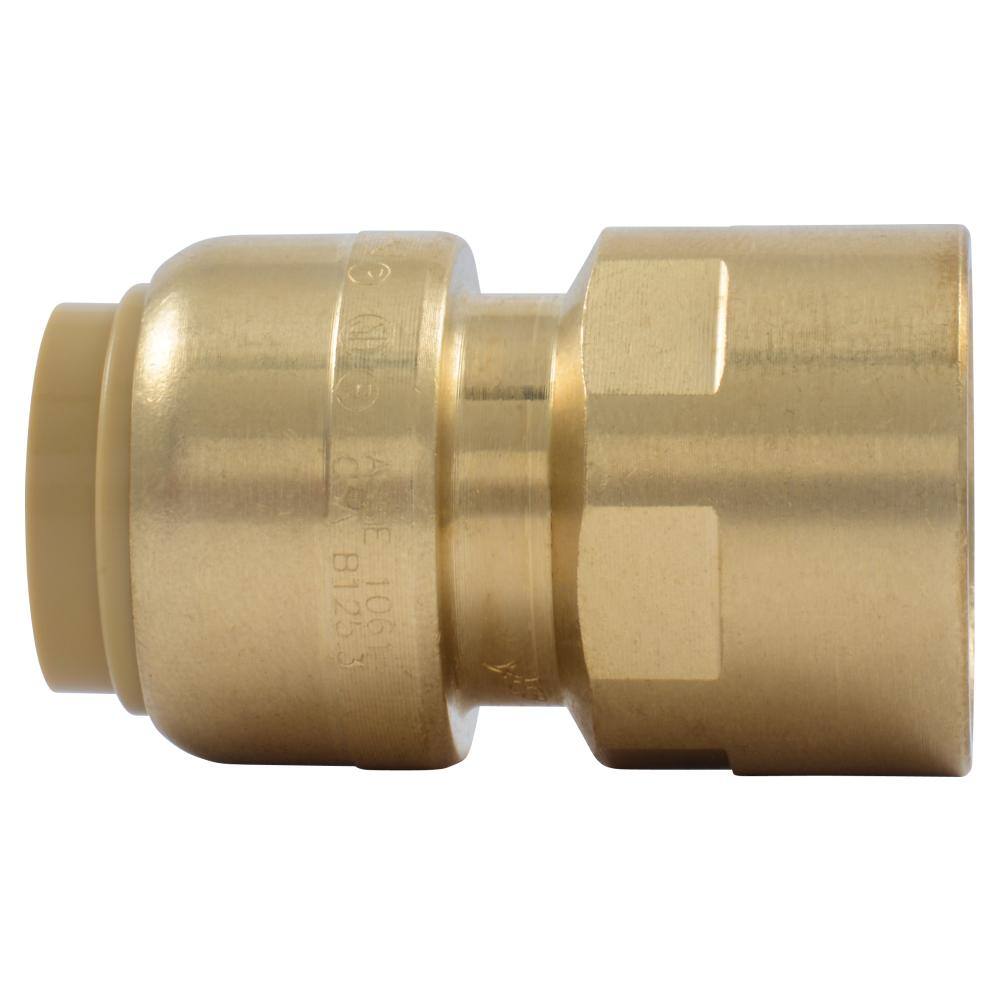 SharkBite 12 in. Push-to-Connect x FIP Brass Adapter Fitting U072LFA