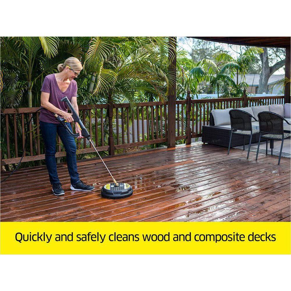 Karcher 15 in. Universal Surface Cleaner Attachment for Gas Power Pressure Washers Rated 2600-3200 PSI - 14 in. Quick-Connect 8.641-035.0