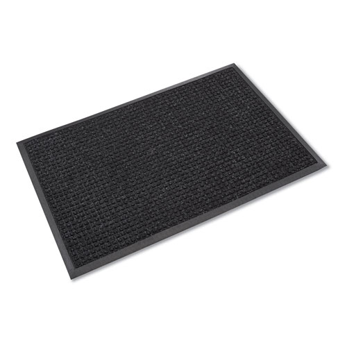 Crown Mats and Matting Super-Soaker Wiper Mat with Gripper Bottom | Polypropylene， 46 x 72， Charcoal | CWNSSR046CH