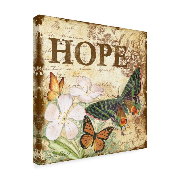 Trademark Fine Art jean Plout x27 inspirational Butterflies Hope x27 Canvas Art