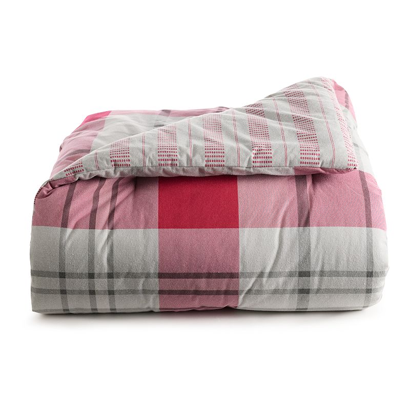 Cuddl Duds? Heavyweight Flannel Comforter Set with Pillow