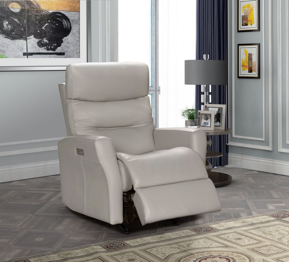 BarcaLounger Donavan Power Rocker Recliner With Lumbar   Laurel Cream   Contemporary   Recliner Chairs   by Unlimited Furniture Group  Houzz