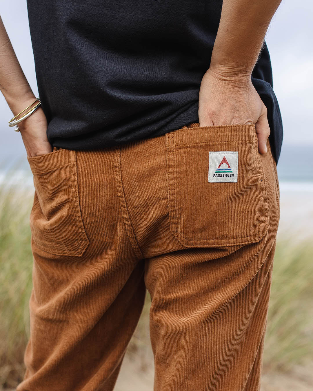 Compass Recycled Corduroy Trouser - Coconut