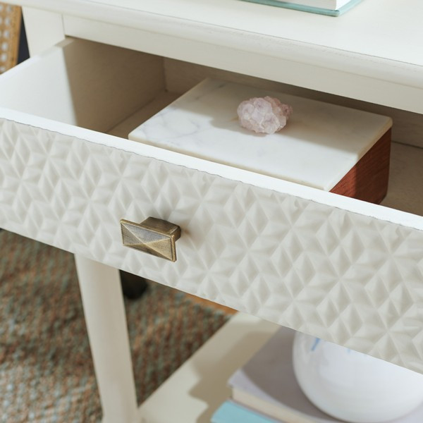 Halton 1Drw Accent Table Safavieh   French Country   Side Tables And End Tables   by Safavieh  Houzz