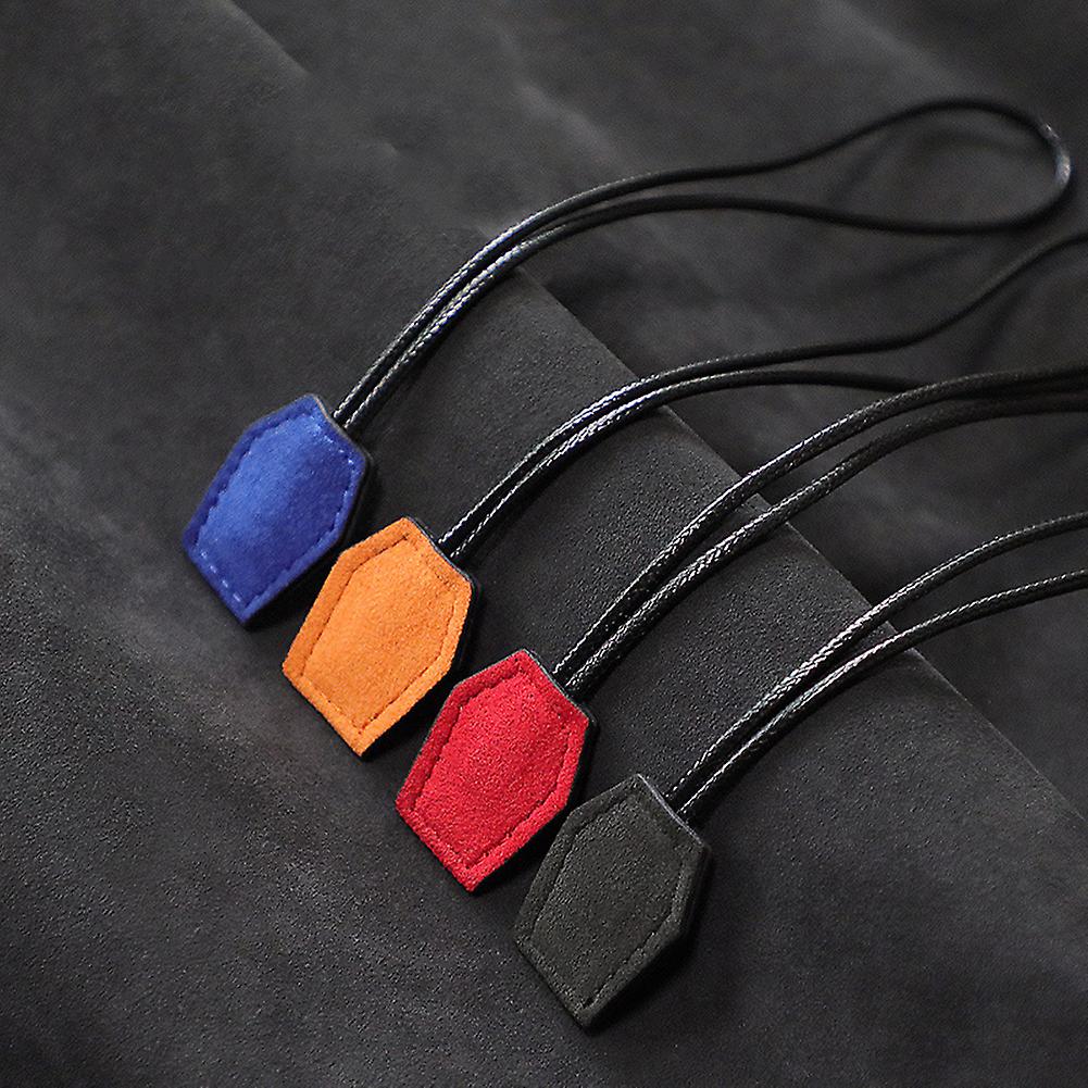 Suede Car Key Holder Strap Portable Keychain String Universal For Sports Racing Cars Blue