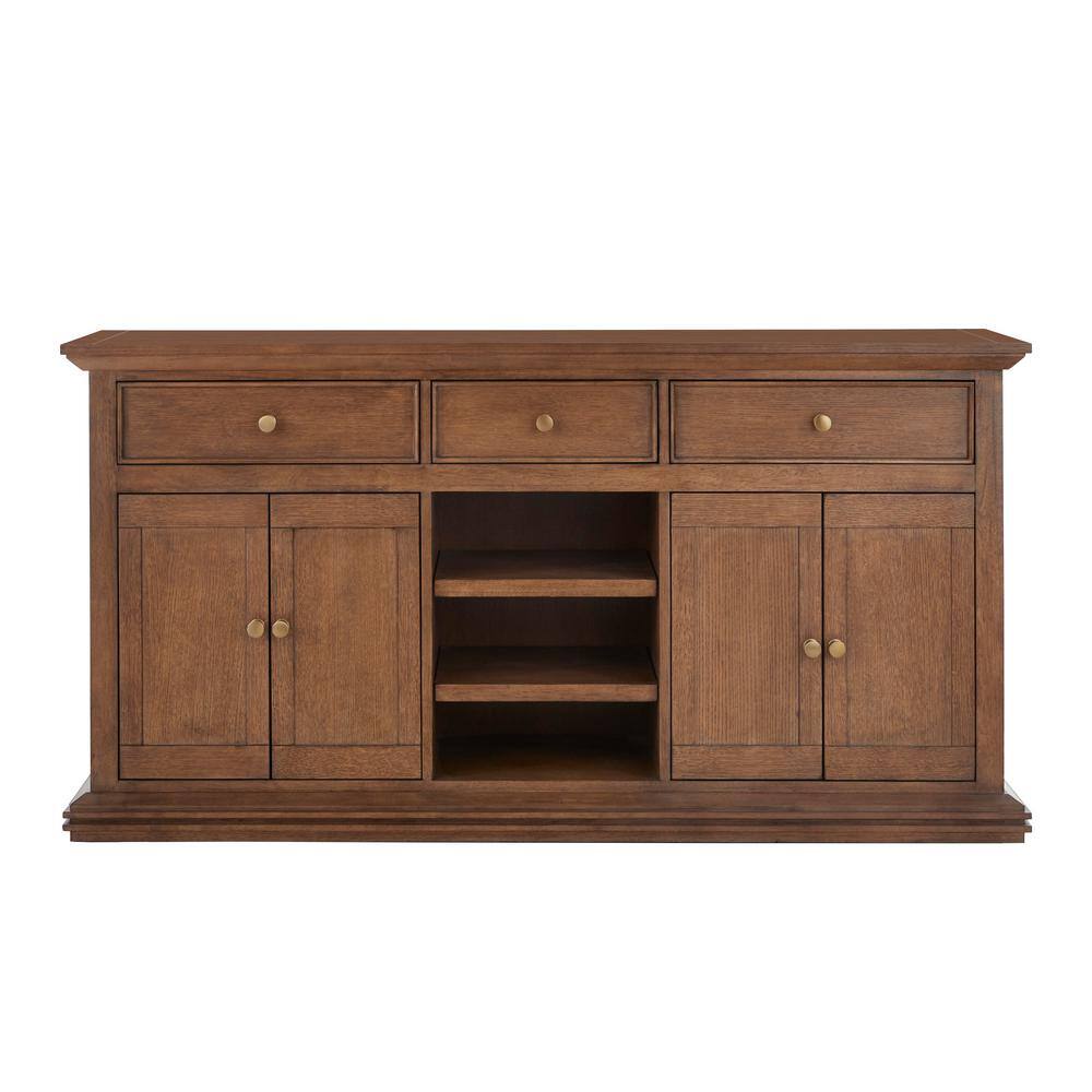 Home Decorators Collection Eldridge Wood Buffet in Haze Brown HD02-F01WD