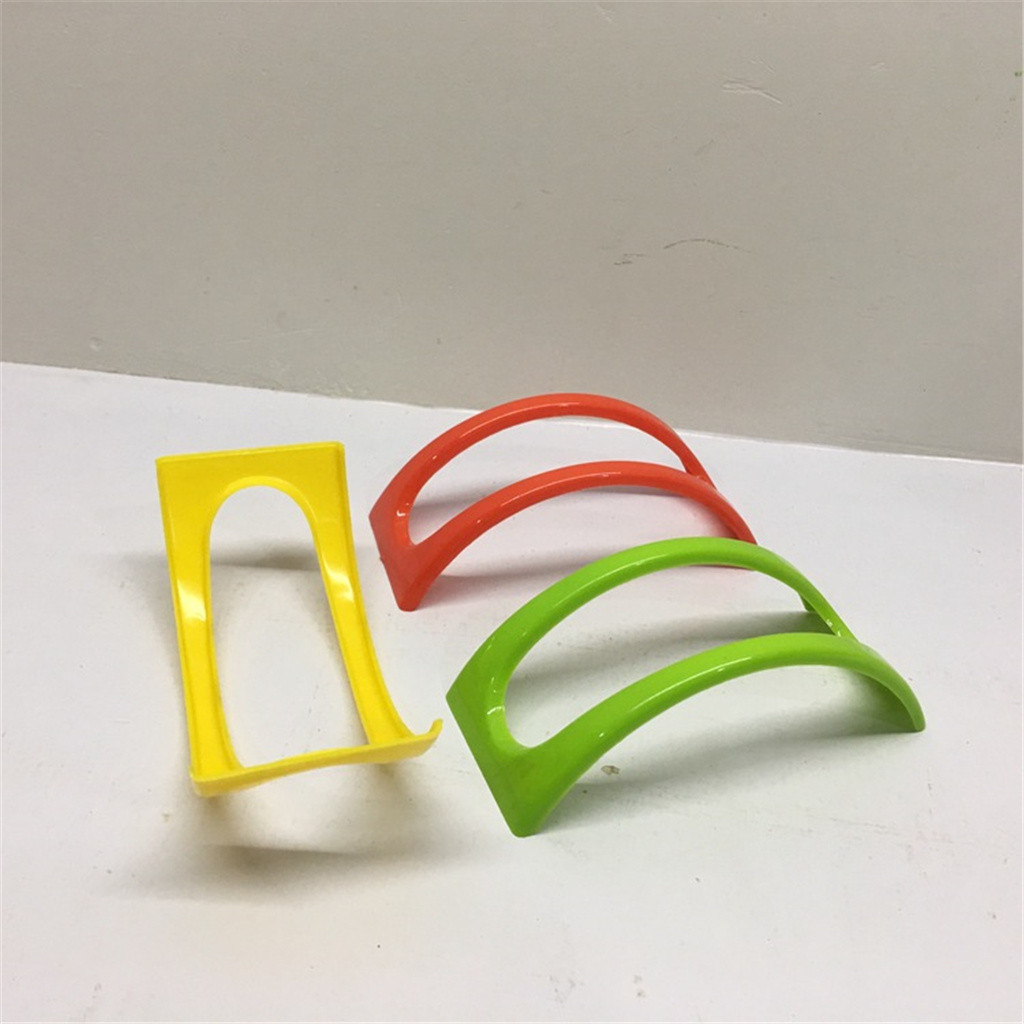 Jsaert 12PCS Colorful Plastic Taco Shell Holder Taco Stand Plate Protector Food Holder