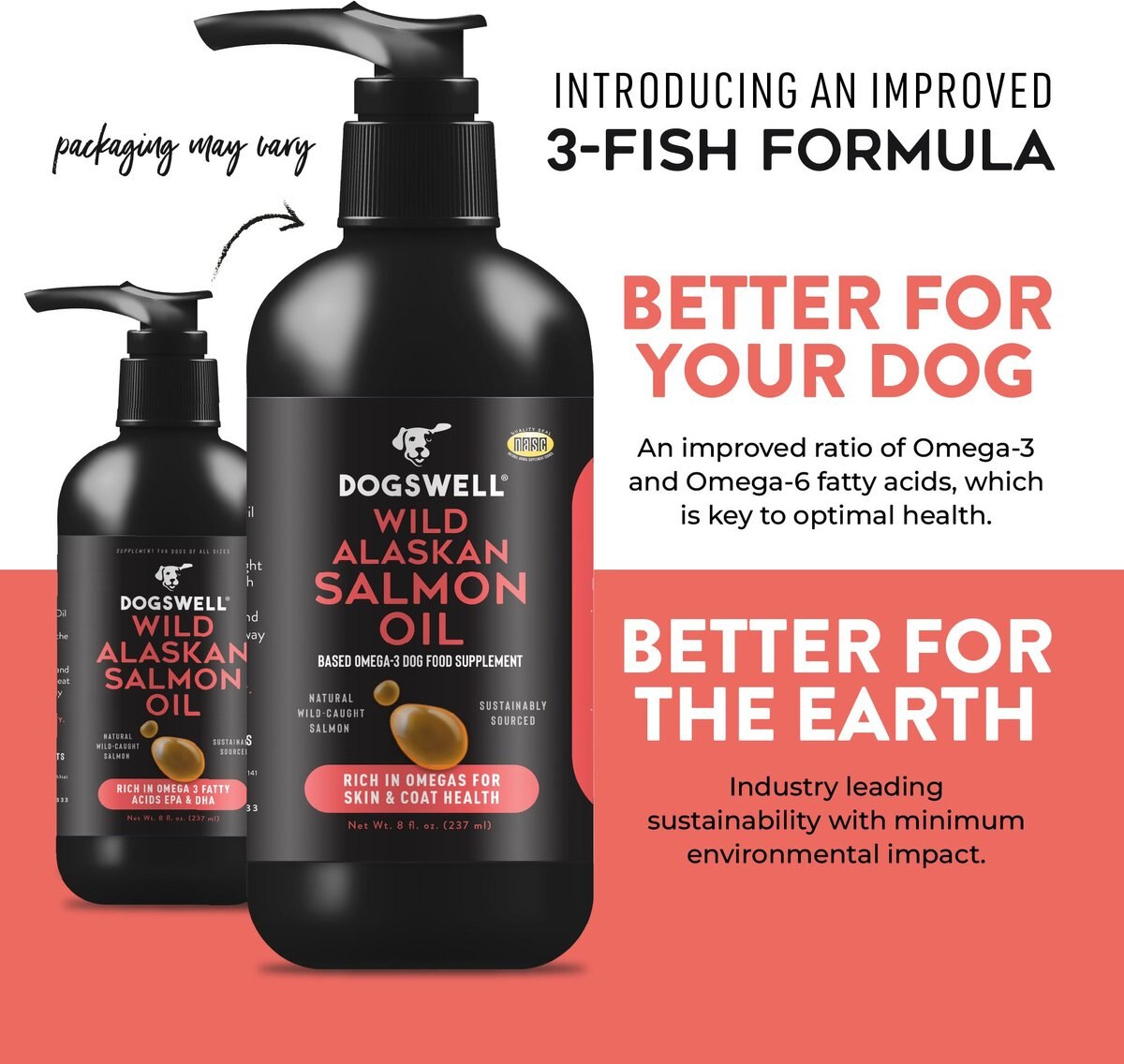 Dogswell Wild Alaskan Salmon Oil Dog Supplement