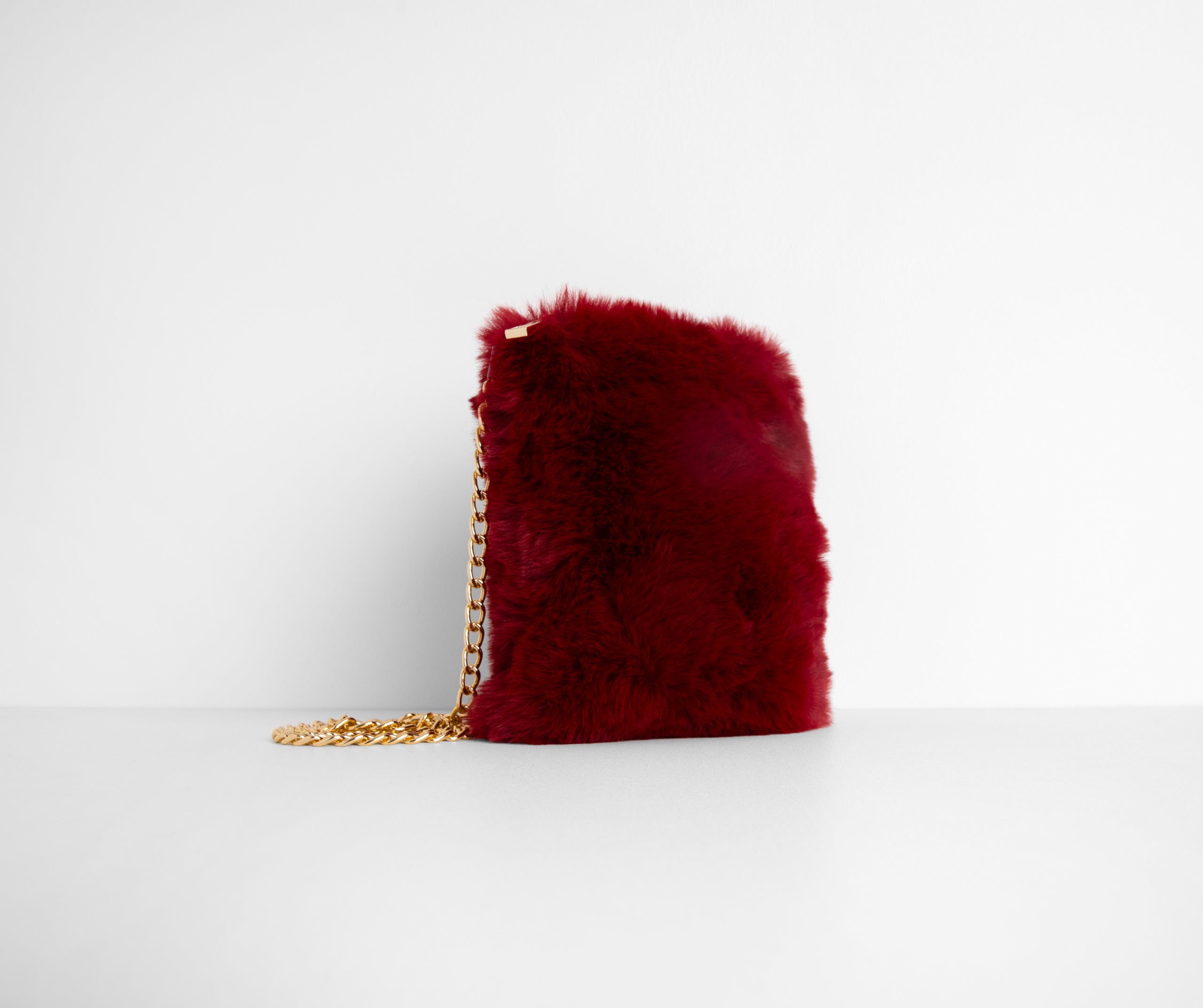 Faux Fur Cross-body Purse