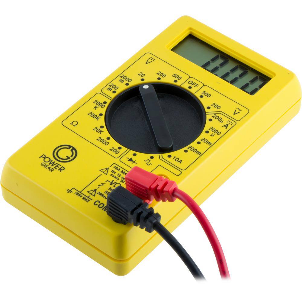 Power Gear 500-Volt Digital Multimeter 50953