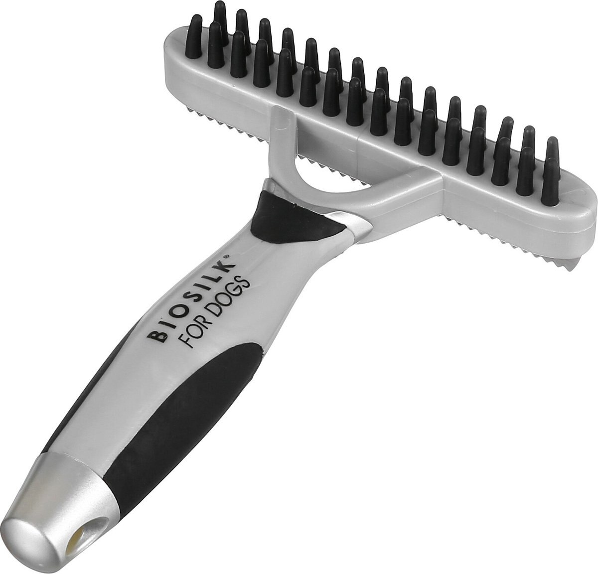 BioSilk Double Sided De-Shedding and Massage Dog Brush