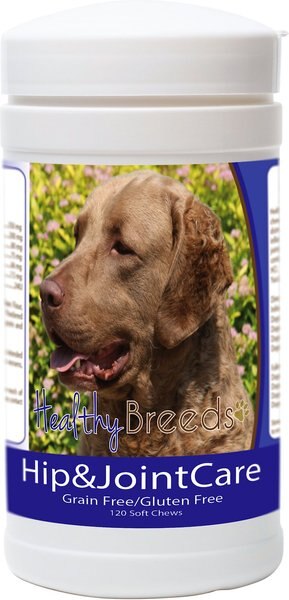 Healthy Breeds Hip and Joint Care Soft Chews Dog Supplement， 120 count