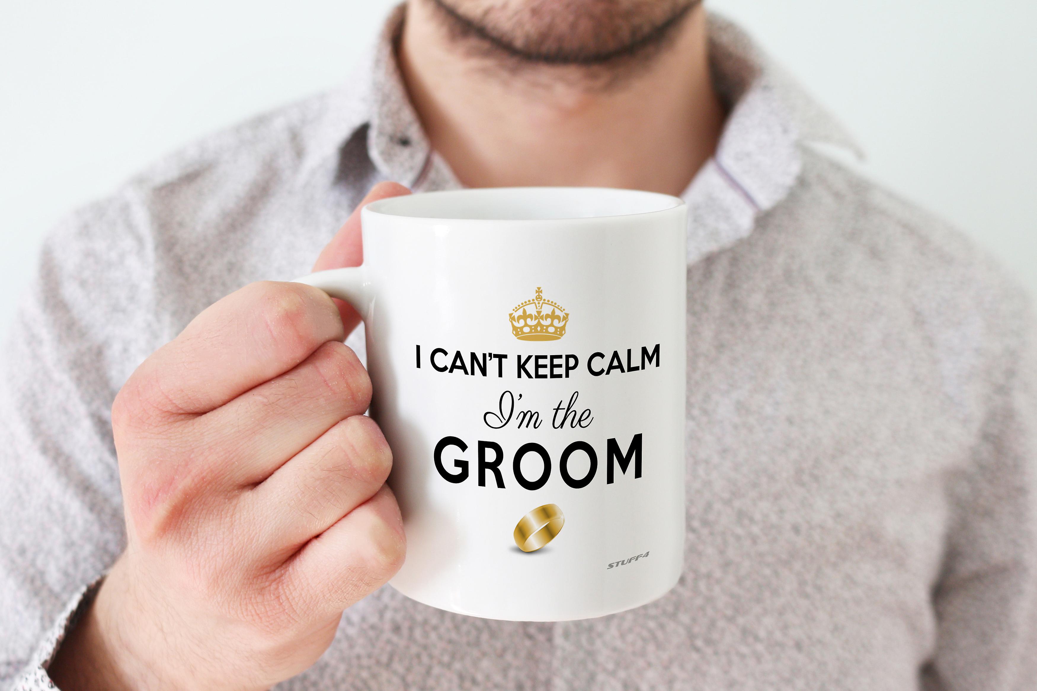 Can't Keep Calm Groom To Be Mug Funny Stag Do Party Wedding Gifts 11oz Premium Tea Coffee Cup