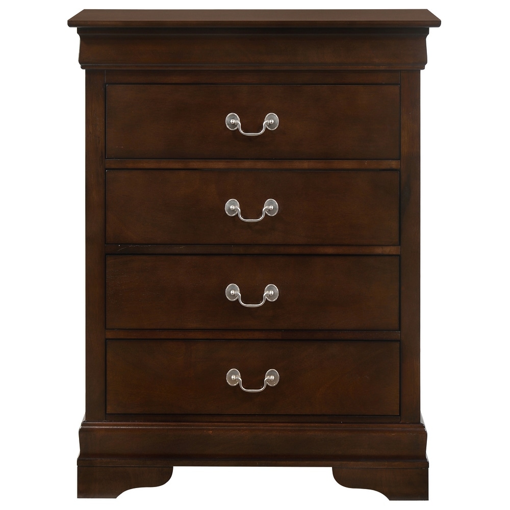 Louis Phillipe 4 Drawer Chest of Drawers (31 in L. X 16 in W. X 41 in H)