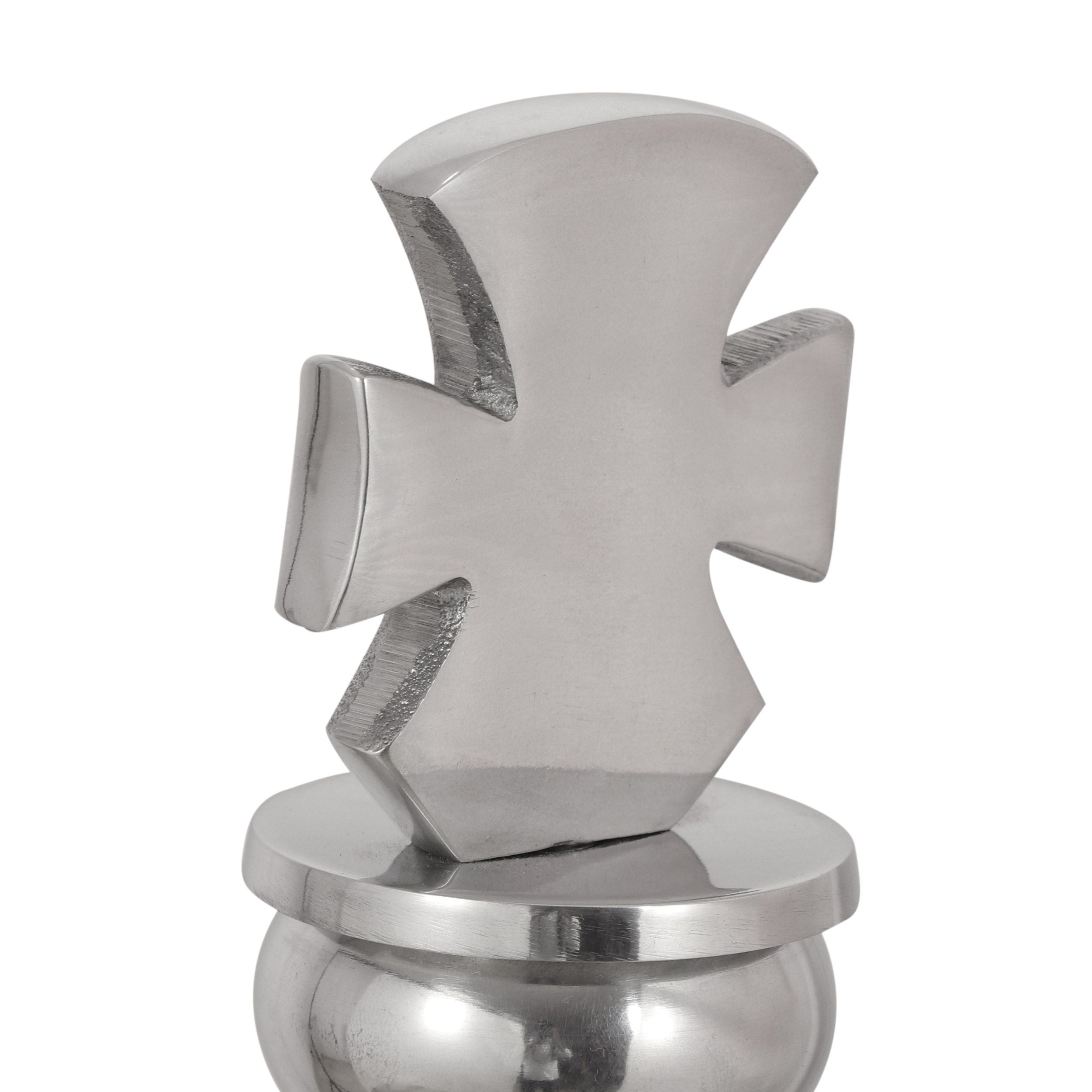 Elko Handcrafted Aluminum Decorative Queen Chess Piece