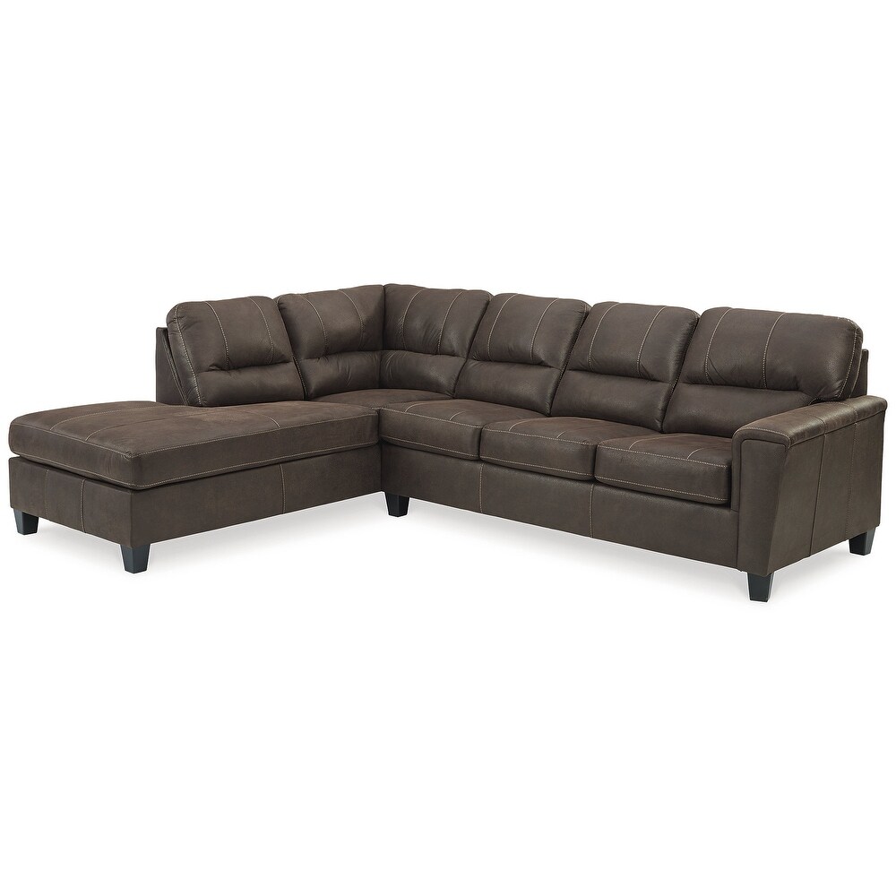 Signature Design by Ashley Navi 2 Piece Sectional with Chaise   117\