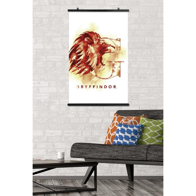 Trends International The Wizarding World Harry Potter Gryffindor Illustrated House Logo Unframed Wall Poster Prints