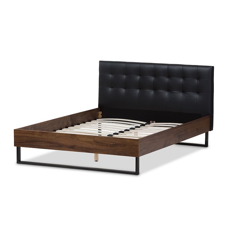 Baxton Studio Mitchell Industrial Platform Bed