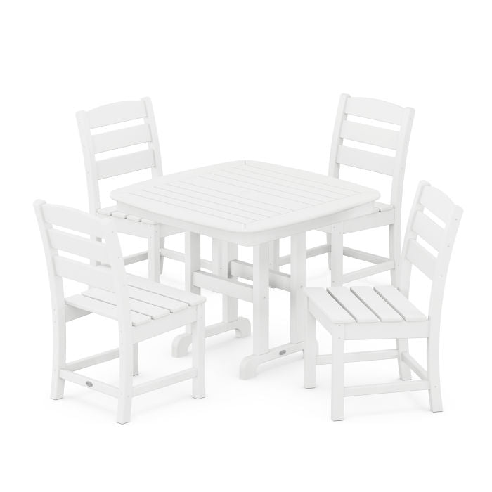 Polywood Lakeside 5-Piece Side Chair Dining Set PWS652-1