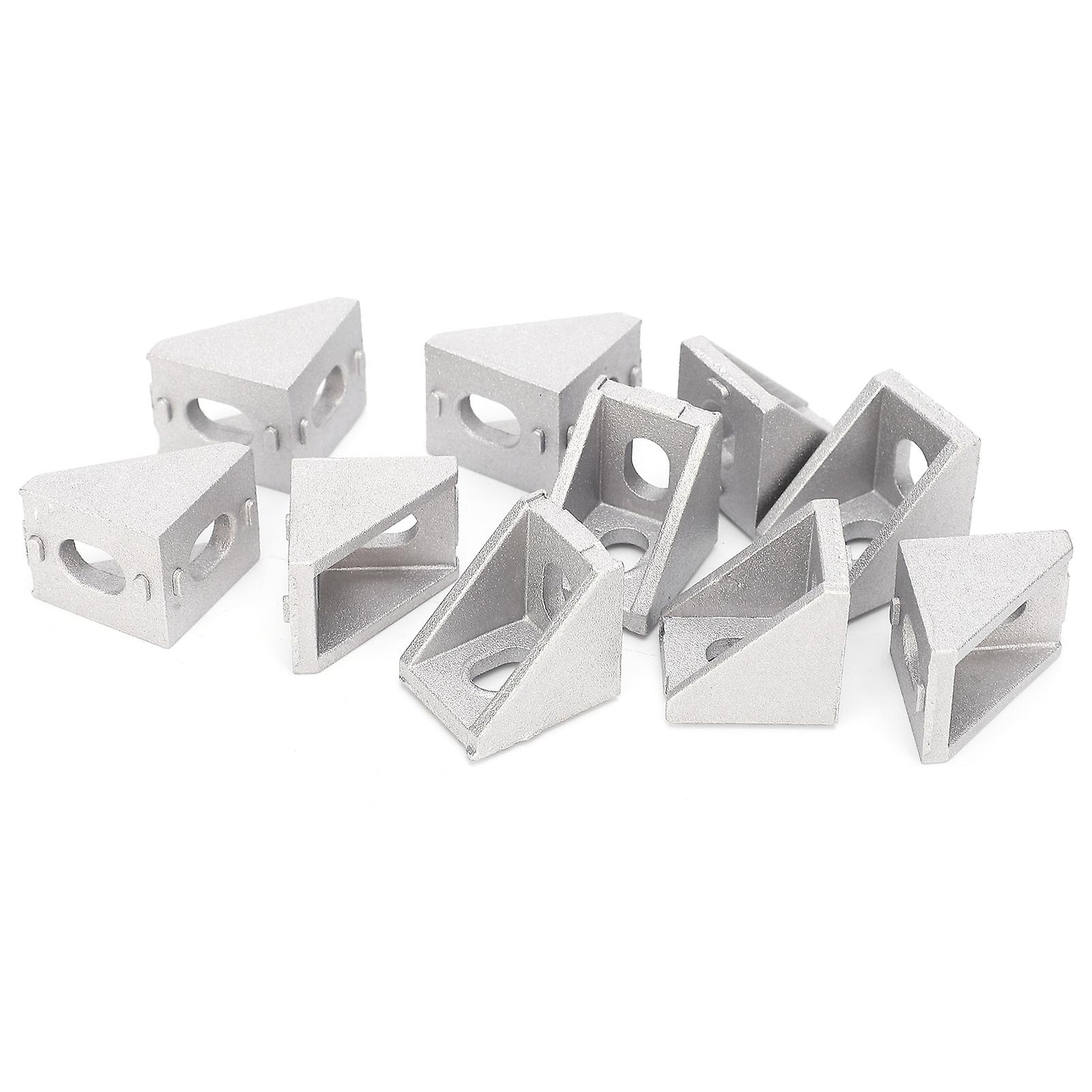 10pcs Aluminium Right Angle Connector 3d Printer 2020 Extrusion Profile Eu Standard Code T Type