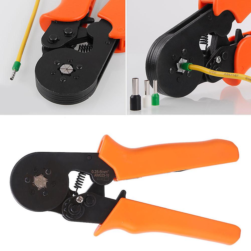 Hsc8 6-6 Self Adjusting Crimping Pliers Terminal Crimper 0.25-6mm 23-10awg