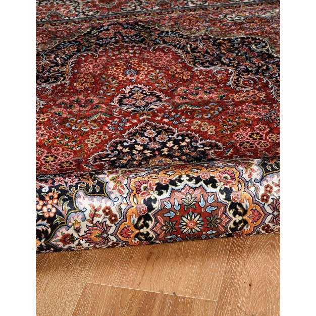 Emerald Sanlin Rug Red ivory Linon