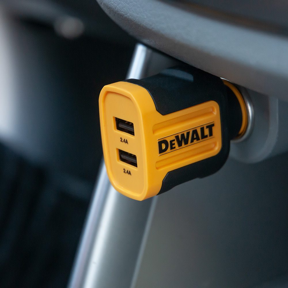 DEWALT Phone Charger USB 2 Port 24W 141 9008 DW2 from DEWALT