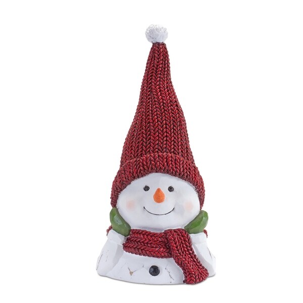 Tall Hat Snowman Shelf Sitter (Set of 2)