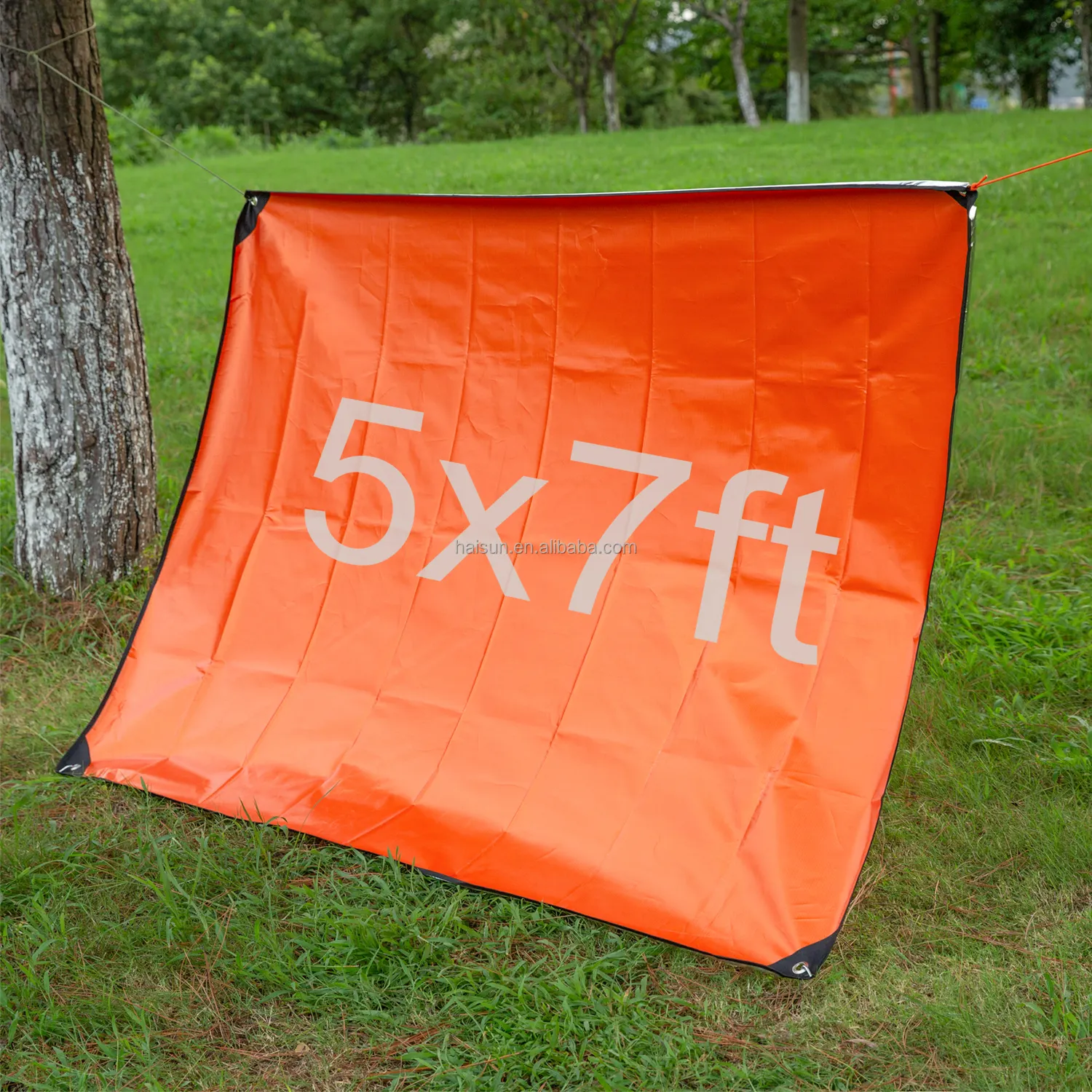 Heavy Duty  Weather Windproof and Waterproof Tear Resistant Reusable Survival tarp for Camping