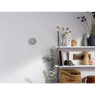 Google Nest Thermostat - Smart Programmable Wi-Fi Thermostat Charcoal + Nest Thermostat Trim Kit Charcoal GA03701