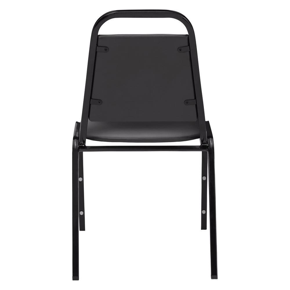 National Public Seating 9100 Series Panther Black Vinyl Upholstered Banquet Chair (4-Pack) 9110-B4