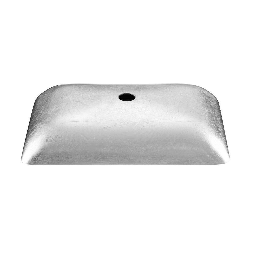 Swiss Madison Cascade Glass Rectangular Vessel Sink with Faucet in Smoky Grey SM-VSF294