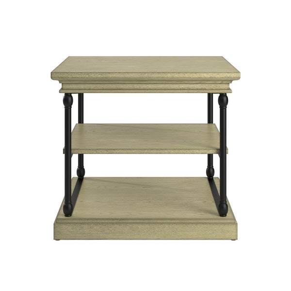 Barnstone Cornice Accent Storage Side Table by iNSPIRE Q Artisan