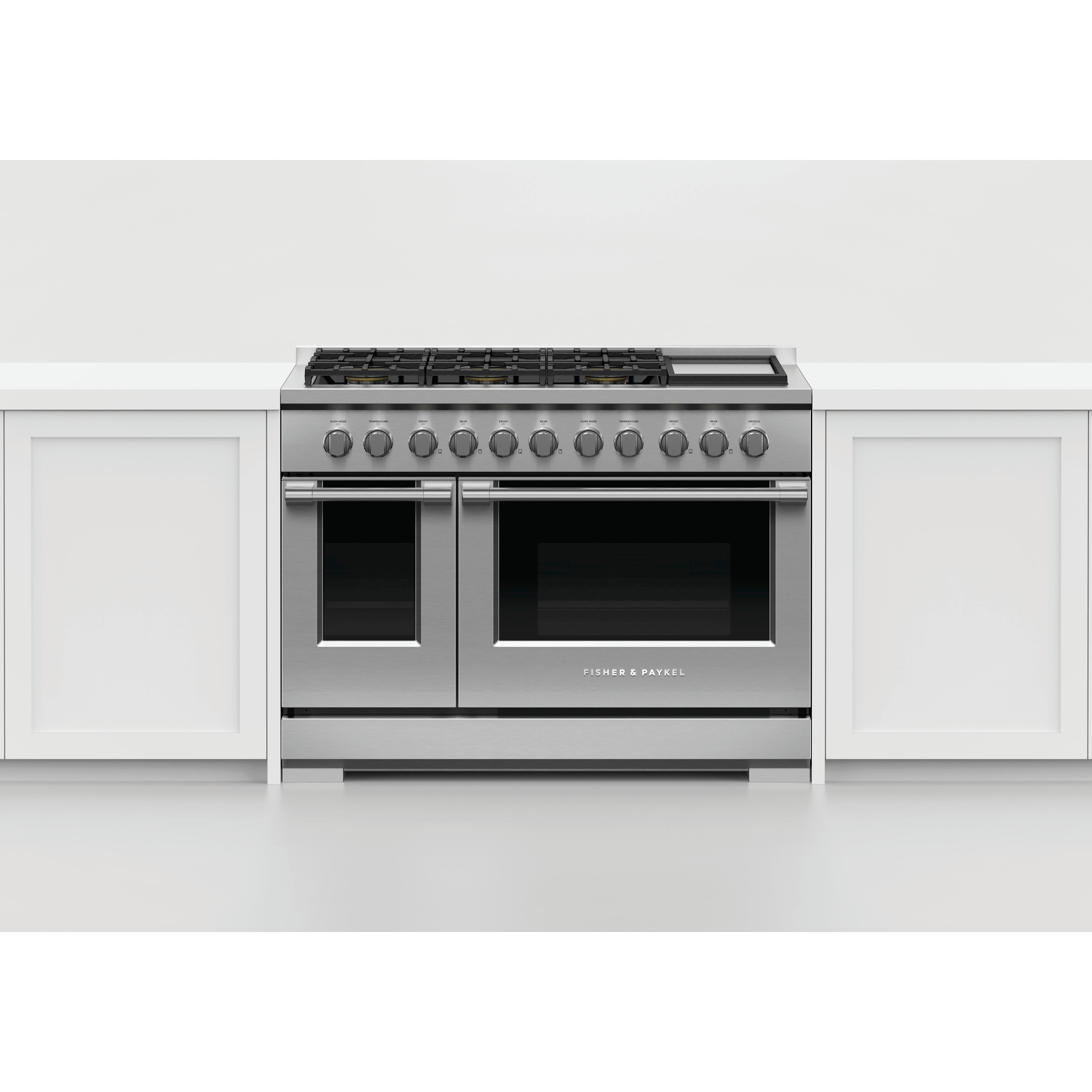 Fisher & Paykel 48-inch Freestanding Gas Range with Griddle RGV3-486GD-L